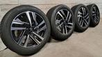 Bi-color velgen Peugeot 208 Opel Corsa F 195/55/16 als nieuw, Gebruikt, 16 inch, Banden en Velgen, Personenwagen