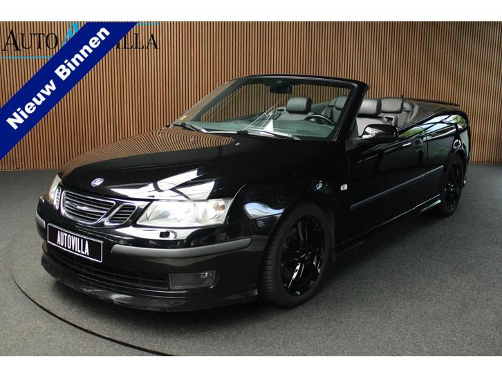 Saab 9-3 Cabrio 2.0T Aero Aut. Leer Climate PDC (bj 2004), Auto's, Saab, Bedrijf, Te koop, Saab 9-3, ABS, Airbags, Airconditioning