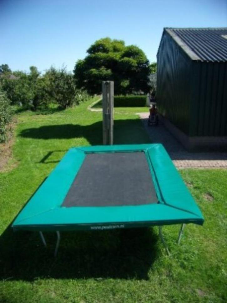 Gymlaeder trampoline (grote prestaties), Kinderen en Baby's, Speelgoed | Buiten | Trampolines, Zo goed als nieuw, Ophalen of Verzenden