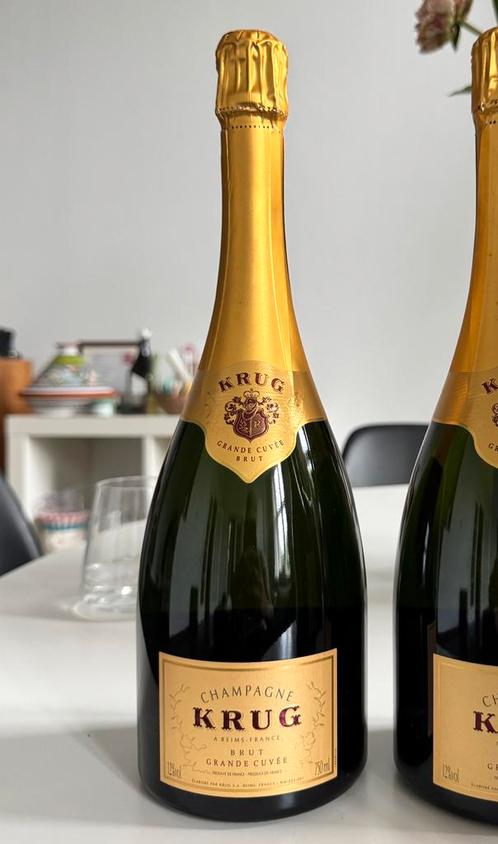Krug Grande Cuvee +/- 2010, Verzamelen, Wijnen, Zo goed als nieuw, Champagne, Ophalen of Verzenden