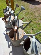 Oude vintage brocante zinken gieters, Tuin en Terras, Gieters, Gebruikt, Ophalen of Verzenden, Nvt, Nvt