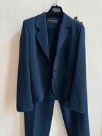 Addy van den krommenacker suit pak blauw wol blazer broek, Blauw, Ophalen of Verzenden, Zo goed als nieuw