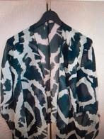 Mooie voile overslag/ schouder cape / stola zwart grijswit, Kleding | Dames, Ophalen of Verzenden, Zo goed als nieuw, Zwart, Overige typen