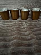 Nespresso Koffiekopjes - Set van 4, Huis en Inrichting, Overige materialen, Ophalen of Verzenden, Zo goed als nieuw, Effen