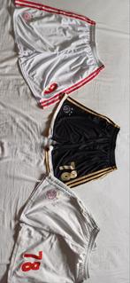 3x Adidas Ajax voetbal shorts S korte broek, Verzenden, Zo goed als nieuw, Rood, Voetbal