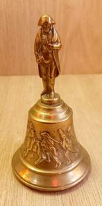 Zware tafelbel, handbel met klepel van Napoleon, Ophalen, Koper