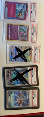 Psa slabs, Ophalen of Verzenden, Zo goed als nieuw, Meerdere kaarten, Foil