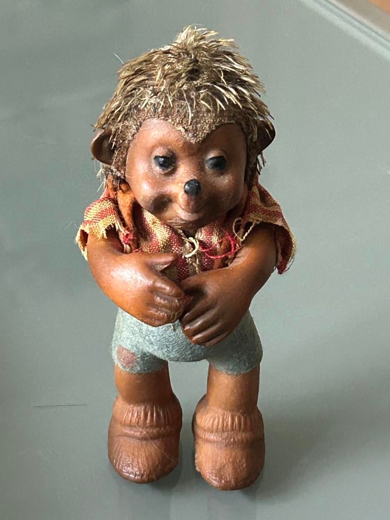12 cm Steiff Micki Egel popje, Verzamelen, Ophalen of Verzenden