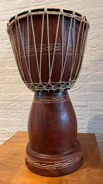Originele Keniaanse djembe met hoes, Ophalen, Zo goed als nieuw, Trommel