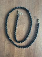 Kascha Zwart Kralen Telefoonkoord - Nieuw, Ophalen of Verzenden, Nieuw, Zwart, Overige typen