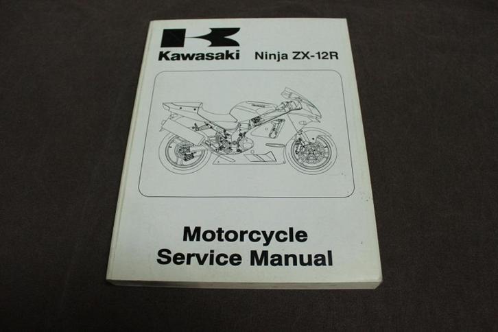 Kawasaki ZX12R 2002 service manual ZX1200 B1 ZX 12R, Motoren, Handleidingen en Instructieboekjes, Kawasaki, Ophalen of Verzenden