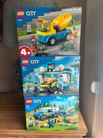 Lego city 60325 cement wagen en 60362 auto wasstraat, 60369, Nieuw, Ophalen of Verzenden, Lego, Losse stenen
