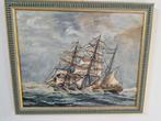 Schip schilderij, Antiek en Kunst, Ophalen of Verzenden