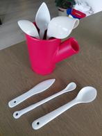 ROYAL VBK BEKER + 6 PORSELEINEN LEPELS, Ophalen of Verzenden, Zo goed als nieuw