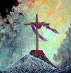 " Redemption "  prachtig Acrylschilderij van Bertha Hamilton, Antiek en Kunst, Ophalen of Verzenden