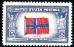 USA Verenigde Staten 911-pf - Vlag van Noorwegen, Ophalen of Verzenden, Noord-Amerika, Postfris