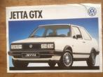 Autofolder/Brochure   Volkswagen   Jetta   GTX    1986    NL, Volkswagen, Ophalen of Verzenden, Zo goed als nieuw