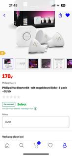 ✅ Philips Hue Starterkit White & Color 3 GU10 400 + Bridge, Ophalen of Verzenden, Nieuw