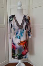 Ana Alcazar kleurige lange mouwen vlinder jurk 36 S (of < M), Ophalen of Verzenden, Maat 36 (S), Ana Alcazar, Gedragen