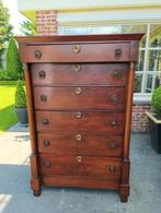 Antieke mahonie Empire ladenkast.., Ophalen