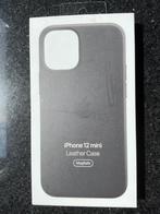 Apple Leather Case voor iPhone 12 mini, zwart, Ophalen of Verzenden, Nieuw, IPhone 12 Mini