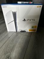Playstation 5 Slim Disk Edition (2 controllers + spel), Ophalen of Verzenden, Zo goed als nieuw