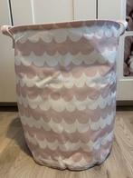 Opbergmand H&M roze/wit 30x40 cm, Ophalen of Verzenden, Gebruikt, Rond, Riet