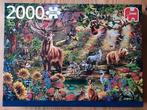 Jumbo Puzzel, Magisch bos bij zonsondergang, 2000 stukjes, Ophalen of Verzenden, Meer dan 1500 stukjes, Zo goed als nieuw, Legpuzzel