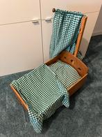 Houten Poppenwieg met Bekleding, Ophalen, Gebruikt, Babypop