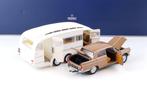 Peugeot 404 Sedan 1965 met Caravan Hénon 1-18 Norev, Hobby en Vrije tijd, Modelauto's | 1:18, Www.norev.fr, Auto, Norev, Ophalen of Verzenden