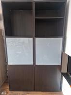 Besta boekenkast donkerbruin eiken 2 kasten 60x180, 25 tot 50 cm, 100 tot 150 cm, 150 tot 200 cm, Gebruikt