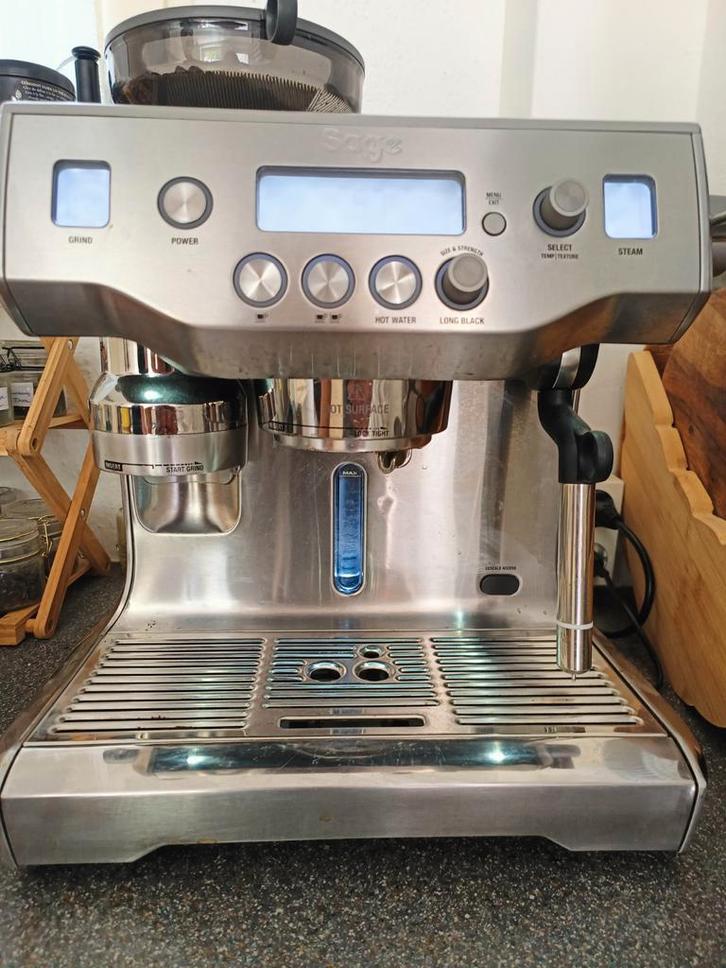 Sage The Oracle stainless steel, Witgoed en Apparatuur, Koffiezetapparaten, Zo goed als nieuw, Koffiebonen, Espresso apparaat