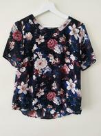 -27- Only ONE dames T-shirt bloem maat 36, Only, Zwart, Ophalen of Verzenden, Zo goed als nieuw