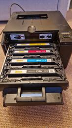 HP kleurenlaserprinter - Streep rechts, Computers en Software, Printers, Ophalen