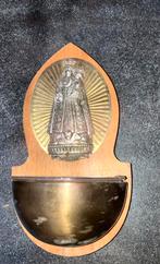 Wijwaterbakje .. antiek… Onze Lieve Vrouwe en haar zoon, Antiek en Kunst, Ophalen of Verzenden