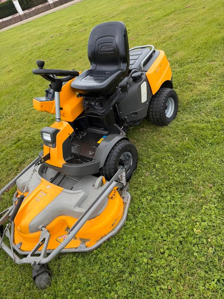 Stiga Park 540 ix AWD, Tuin en Terras, Zitmaaiers, Gebruikt, 120 cm of meer, Elektrische starter, Mulchfunctie, Ophalen of Verzenden