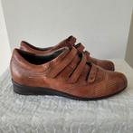 Durea leren klittenbandschoenen 40.5 / 7 wijdte H, Schoenen met lage hakken, Bruin, Zo goed als nieuw, DUREA