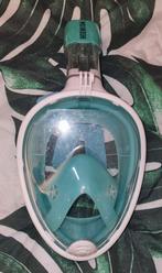 Kindermaat snorkelmasker in turqouise kleur van Bermuda, Watersport en Boten, Snorkelen, Ophalen of Verzenden, Zo goed als nieuw
