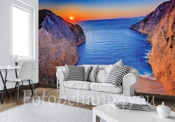 Baai Zakynthos fotobehang, Grieks behang *Fotobehang4you beschikbaar voor biedingen