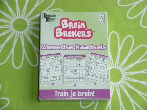 Breinbrekers Zweedse Raadsels - Train je brein!, Hobby en Vrije tijd, Gezelschapsspellen | Overige, Zo goed als nieuw, Een of twee spelers