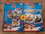 Ravensburger Paw Patrol Puzzel & Memory Set, Ophalen, 10 tot 50 stukjes, Zo goed als nieuw, 4 tot 6 jaar