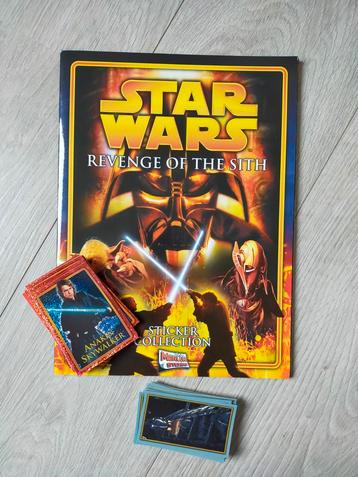 Star Wars Revenge of the Sith Sticker Album Leeg + Stickers beschikbaar voor biedingen