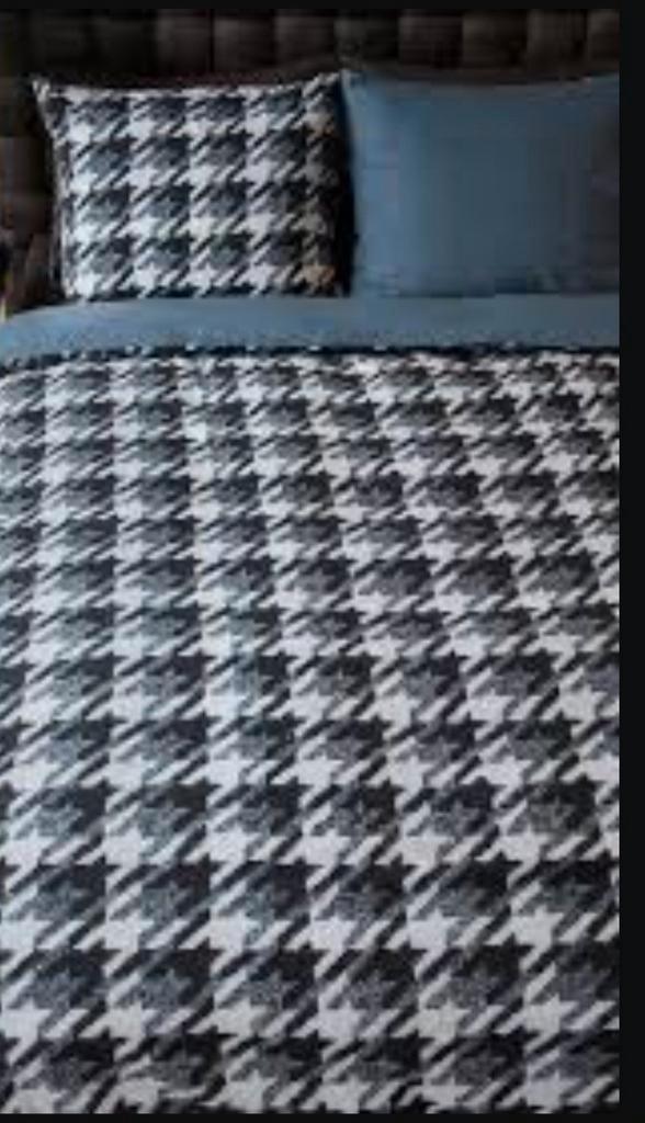 Riviera maison flanel dekbedovertrek, Huis en Inrichting, Slaapkamer | Beddengoed, Zo goed als nieuw, Dekbedovertrek, Tweepersoons