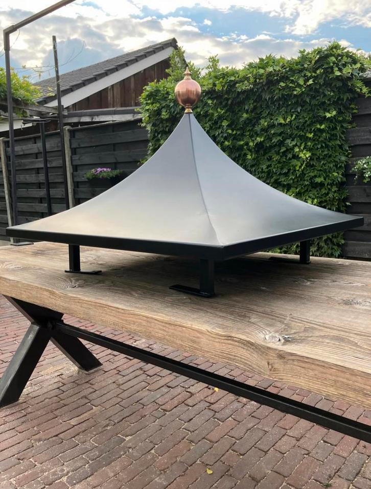 Schoorsteenkap compleet van rvs, Huis en Inrichting, Haarden, Nieuw, Houthaard, Ophalen