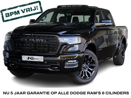 Dodge Ram 1500 540 pk HO Crew Cab Limited Night | BPM vrij |, Auto's, Dodge, Bedrijf, Te koop, RAM 1500, 360° camera, 4x4, ABS