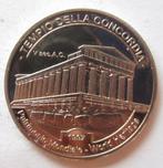 Tempel van Concordia 1997 penning / medaille, Ophalen of Verzenden, Overige materialen