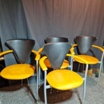 4 Arrben Italian vintage stoelen beschikbaar voor biedingen