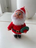 Vintage Kerst kabouter gevlokt gezicht & kerstkrans rookvrij, Ophalen of Verzenden, Zo goed als nieuw
