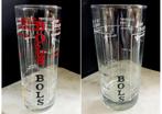 2 Vintage BOLS Mixglazen met drankrecepten, Ophalen of Verzenden, Zo goed als nieuw, Borrel- of Shotglas