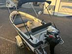 Uttern 430 sloep met Suzuki 9.9 pk en trailer, Watersport en Boten, 10 tot 30 pk, Gebruikt, Ophalen of Verzenden, 3 tot 6 meter